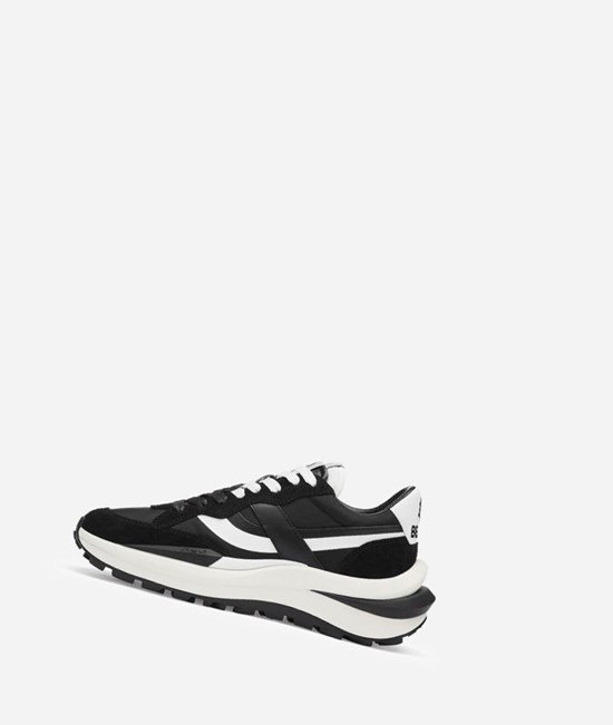 Black / Off White / White Women's ASH Spider 620 Be Kind Low-Top Sneakers | 203QGYNMA