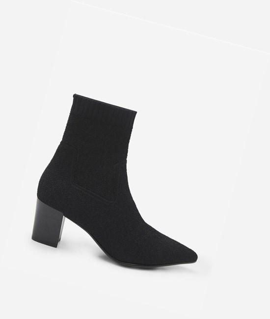 Black Women's ASH Charlotte Ankle Boots | 194SUEWJI