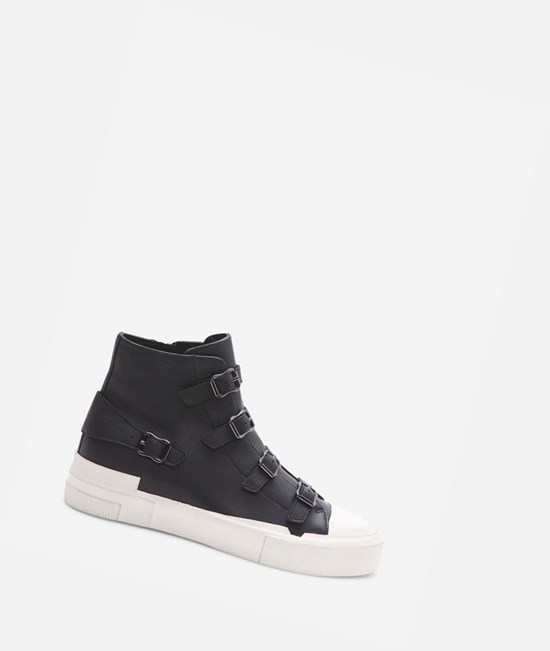 Black Women's ASH Gang High-Top Sneakers | 983LMHNWR