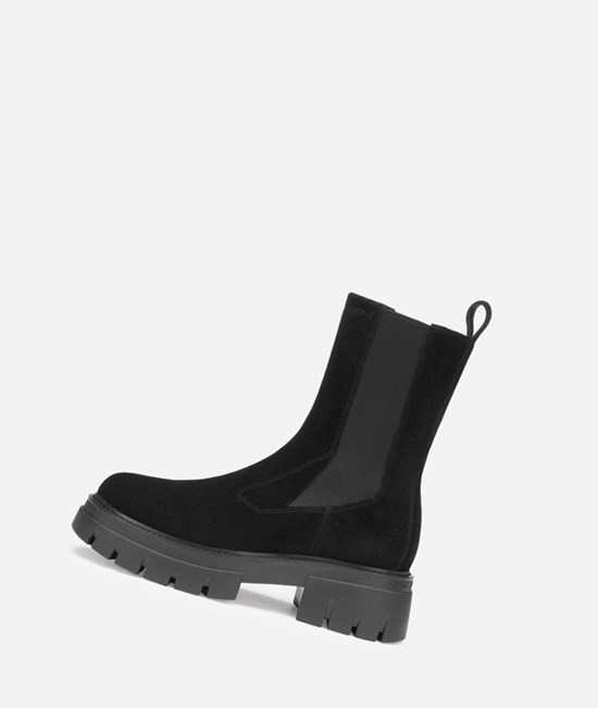 Black Women's ASH Loud Ankle Boots | 872HVZXSD