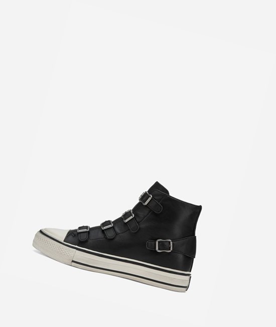 Black Women's ASH Virgin High-Top Sneakers | 217VFJLAN