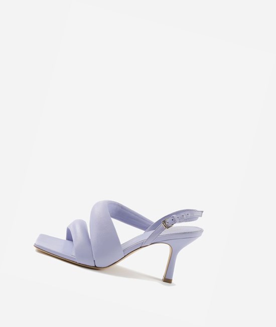 Lavender Women's ASH Madison Heeled Sandals | 714HBSXWP