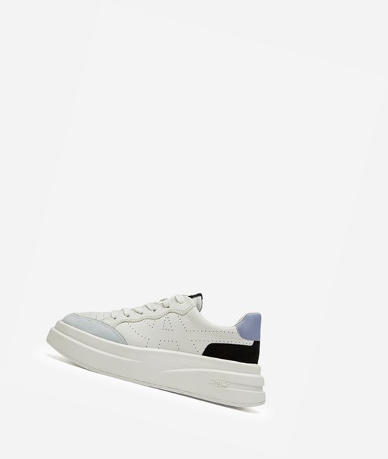 Pearl / Black / White Women's ASH Impuls Low-Top Sneakers | 921XZAUYD