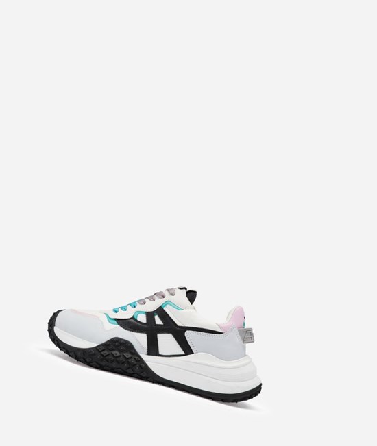 Pearl / Bubble Gum / Opale / White / Black Women's ASH Joker Low-Top Sneakers | 067JCDWSI