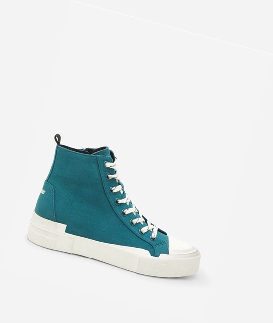 Petrol Women's ASH Ghibly High-Top Sneakers | 910FVGOWY