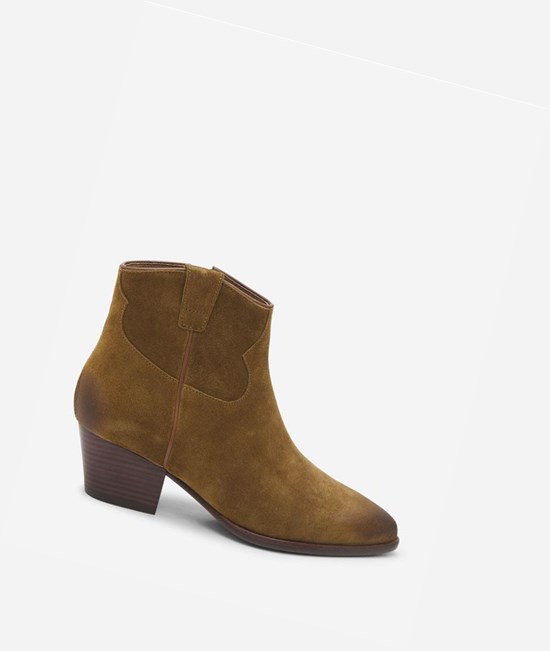 Russet Women's ASH Houston Ankle Boots | 721QNIRJA