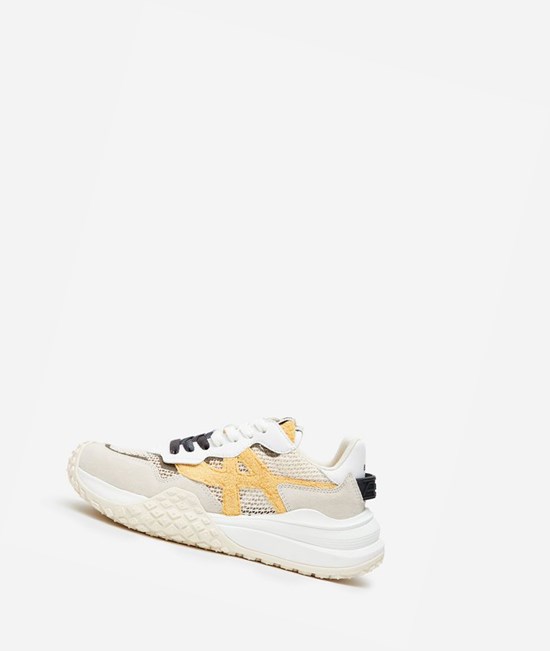 Talc / Spark / White / Off White / Black Women's ASH Joker Be Kind Low-Top Sneakers | 634DRTGWN