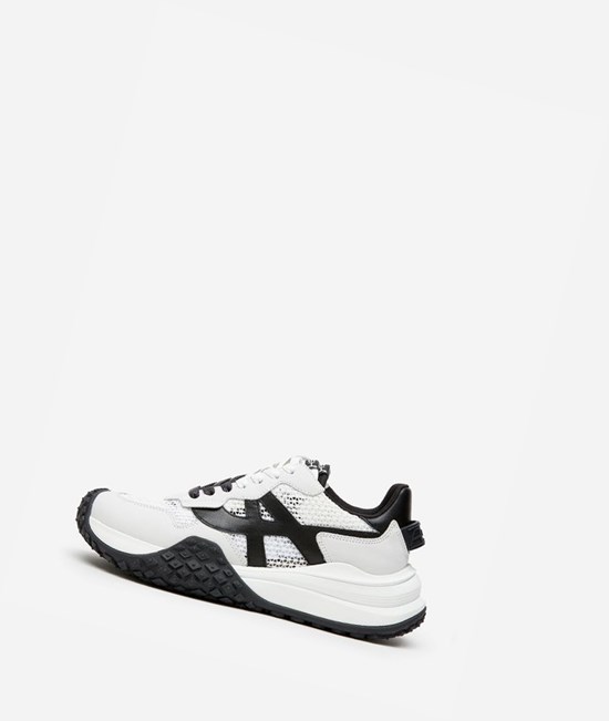 White / Black / Matte White Women's ASH Joker Low-Top Sneakers | 176TSUOZP