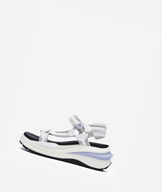 White Women's ASH Shogun Bis Sneaker Sandals | 261HRDVAM