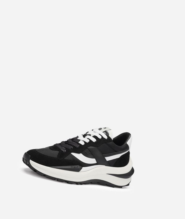 Black / Off White / White Women's ASH Spider 620 Be Kind Low-Top Sneakers | 203QGYNMA