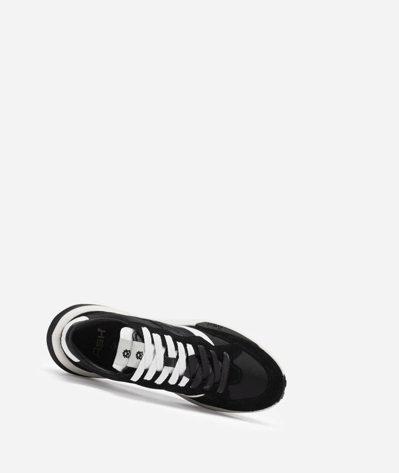 Black / Off White / White Women's ASH Spider 620 Be Kind Low-Top Sneakers | 203QGYNMA