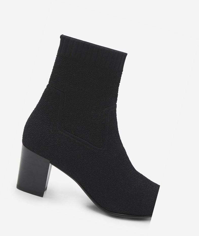 Black Women's ASH Charlotte Ankle Boots | 194SUEWJI