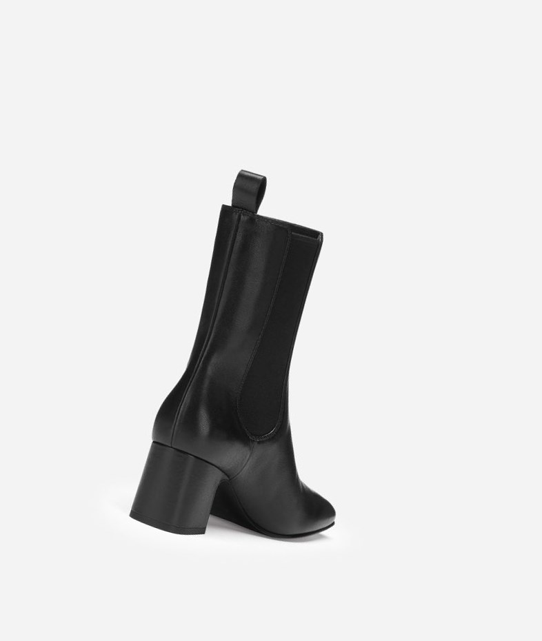 Black Women's ASH Cher Ankle Boots | 723JNESTB