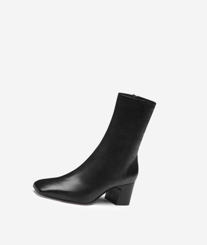 Black Women's ASH Cindy Ankle Boots | 753FKALRC