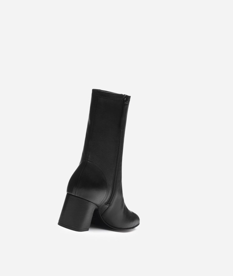 Black Women's ASH Cindy Ankle Boots | 753FKALRC