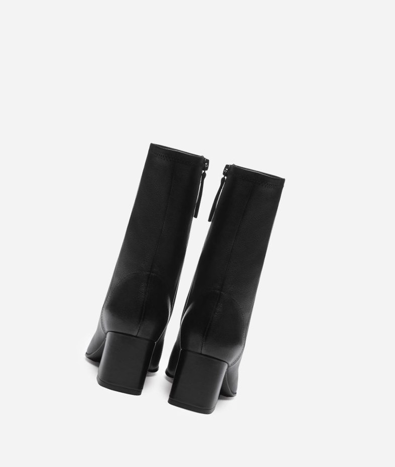 Black Women's ASH Cindy Ankle Boots | 753FKALRC