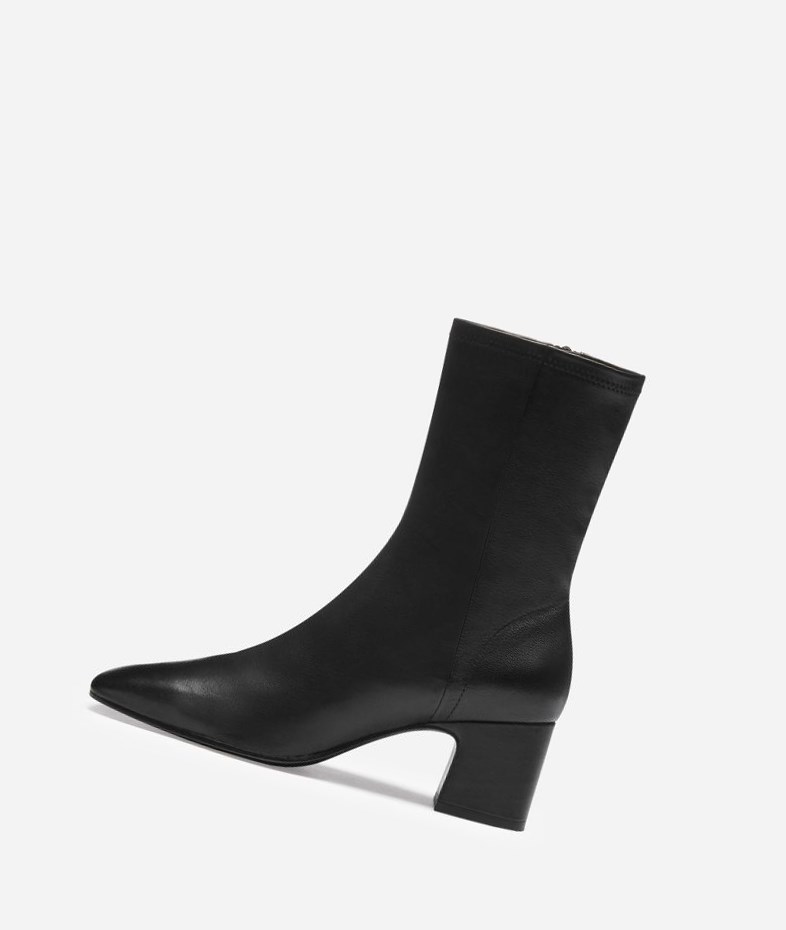 Black Women\'s ASH Cindy Ankle Boots | 780PTUBAM