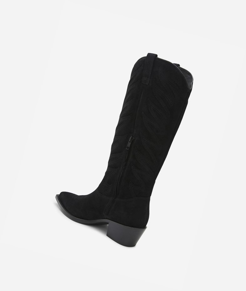 Black Women's ASH Delirium Long Boots | 567QNFOZM