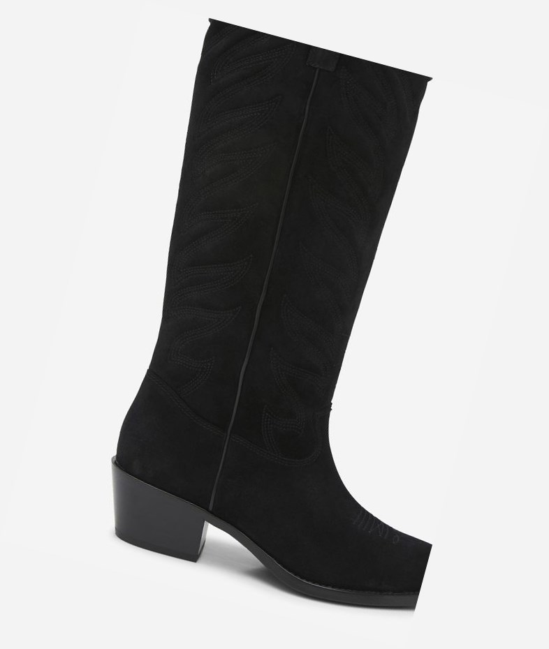 Black Women's ASH Delirium Long Boots | 567QNFOZM