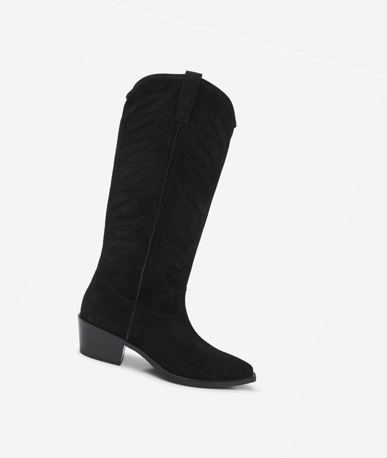 Black Women\'s ASH Delirium Long Boots | 567QNFOZM