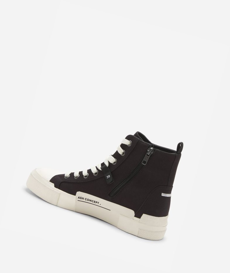 Black Women's ASH Ghibly High-Top Sneakers | 596RQSXZV