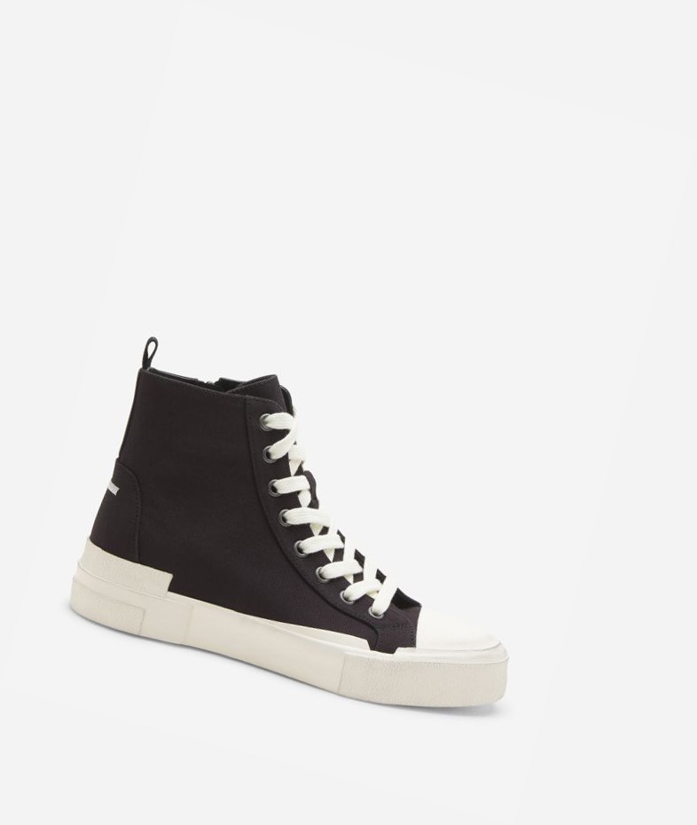 Black Women\'s ASH Ghibly High-Top Sneakers | 596RQSXZV