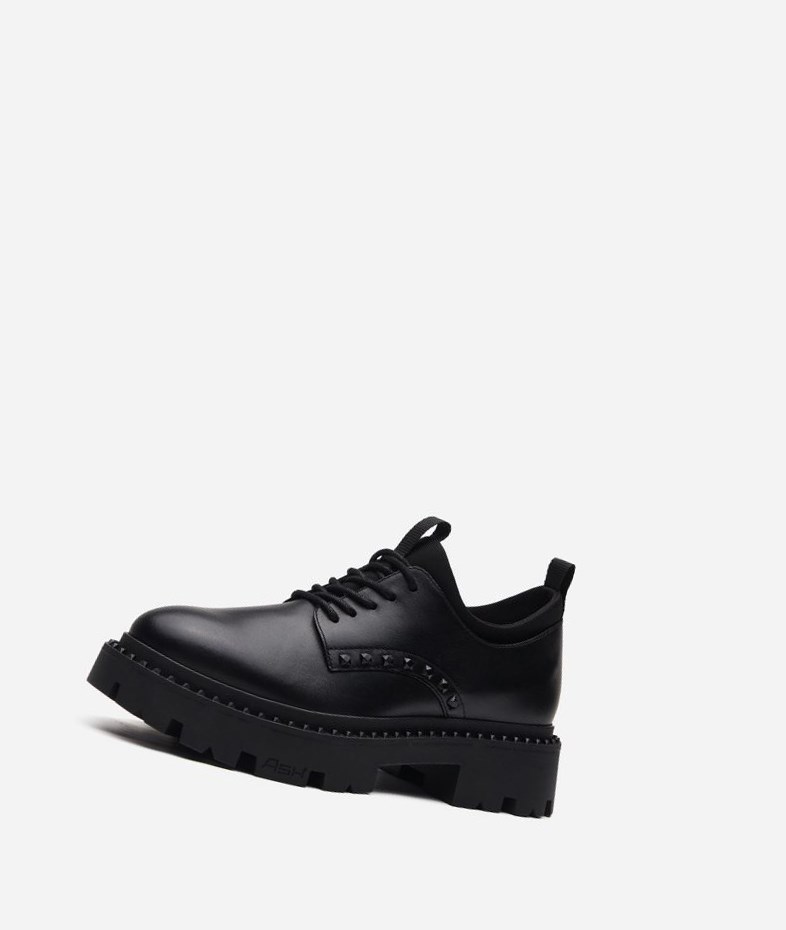 Black Women's ASH Giant Bis Oxfords | 318MRFZOQ