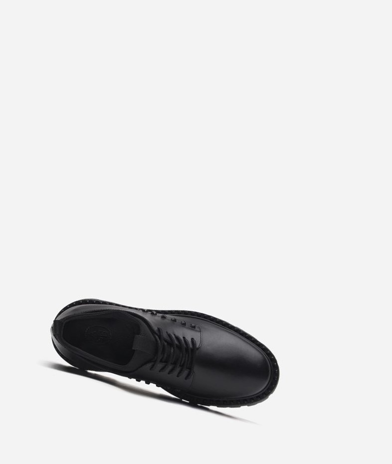 Black Women's ASH Giant Bis Oxfords | 318MRFZOQ