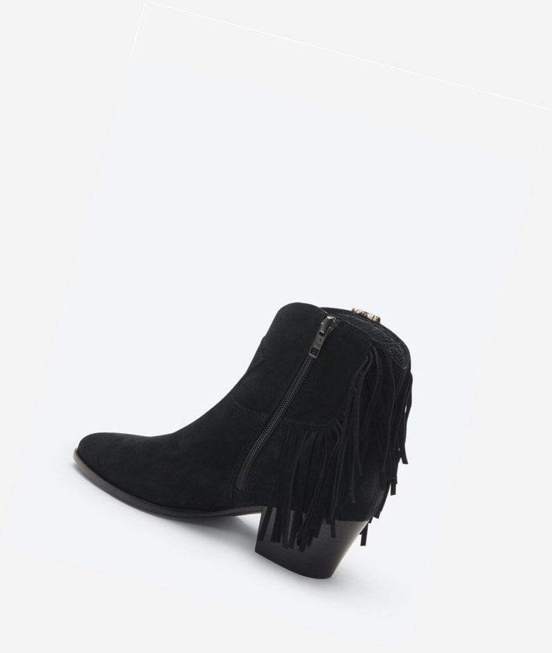 Black Women's ASH Hysteria Ankle Boots | 610AQKJLS