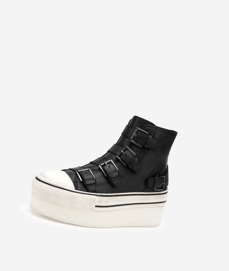 Black Women's ASH Jewel High-Top Sneakers | 432BELYTX