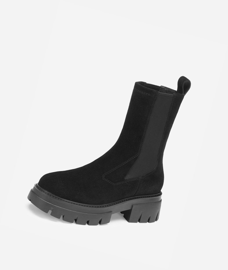 Black Women's ASH Loud Ankle Boots | 872HVZXSD