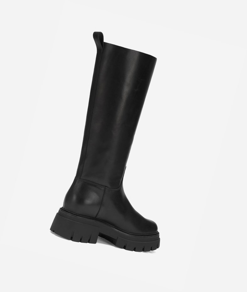 Black Women's ASH Lucky Long Boots | 719PXSLAI