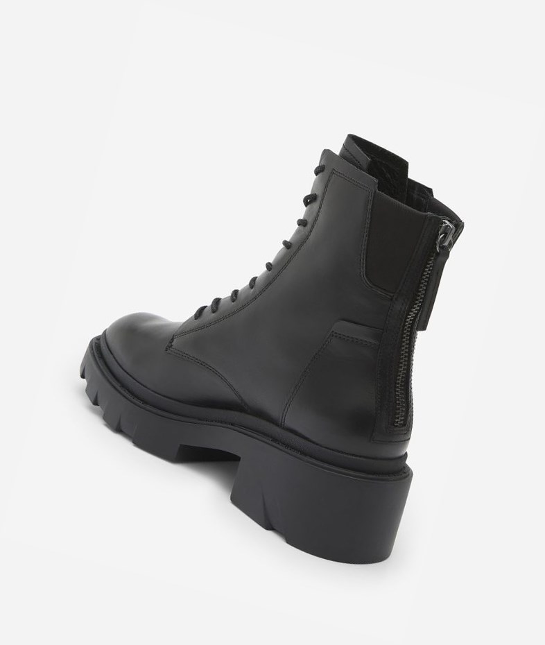 Black Women's ASH Moody Biker Boots | 786UTQJIM