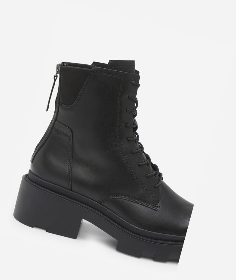 Black Women's ASH Moody Biker Boots | 786UTQJIM