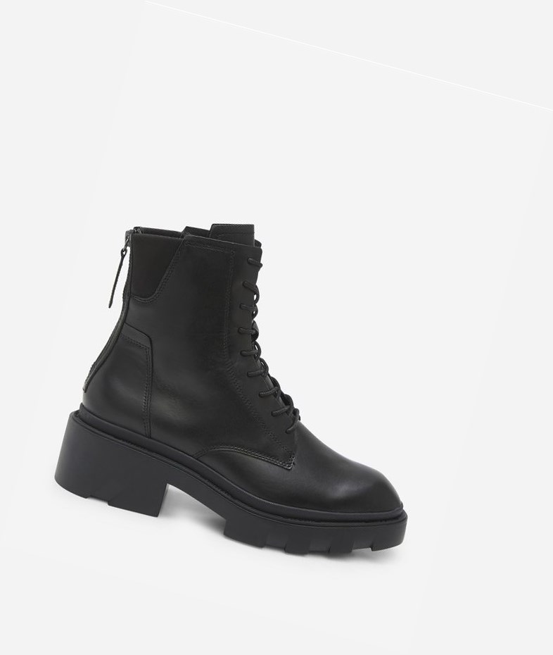 Black Women\'s ASH Moody Biker Boots | 786UTQJIM