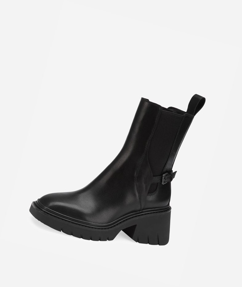 Black Women's ASH Oxford Biker Boots | 875VWXGDB