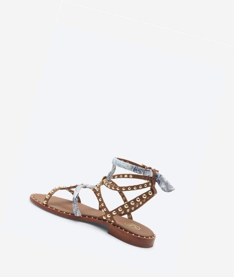 Cuoio / Skylight Women's ASH Patchouli Flat Sandals | 361XKJSHB