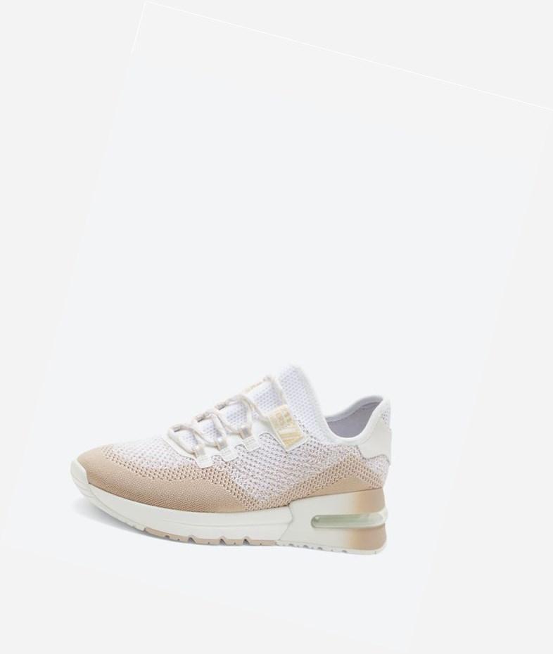 Eggnug / White Women's ASH Krush Degrade Air Cushion Sneakers | 384TIKAXQ