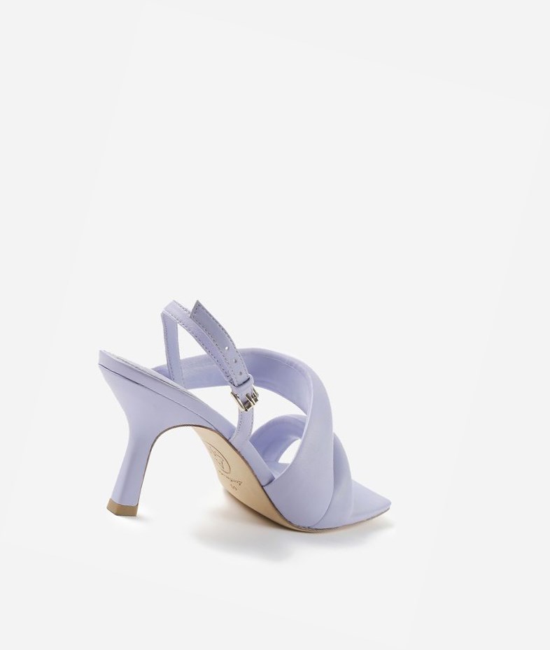 Lavender Women's ASH Madison Heeled Sandals | 082JCAPGS