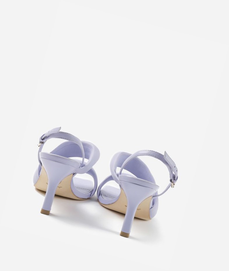 Lavender Women's ASH Madison Heeled Sandals | 082JCAPGS