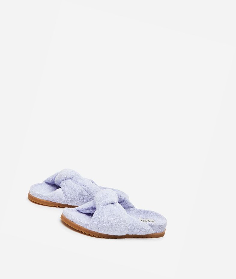 Lavender Women's ASH Uricane Flat Sandals | 594OJTZEQ