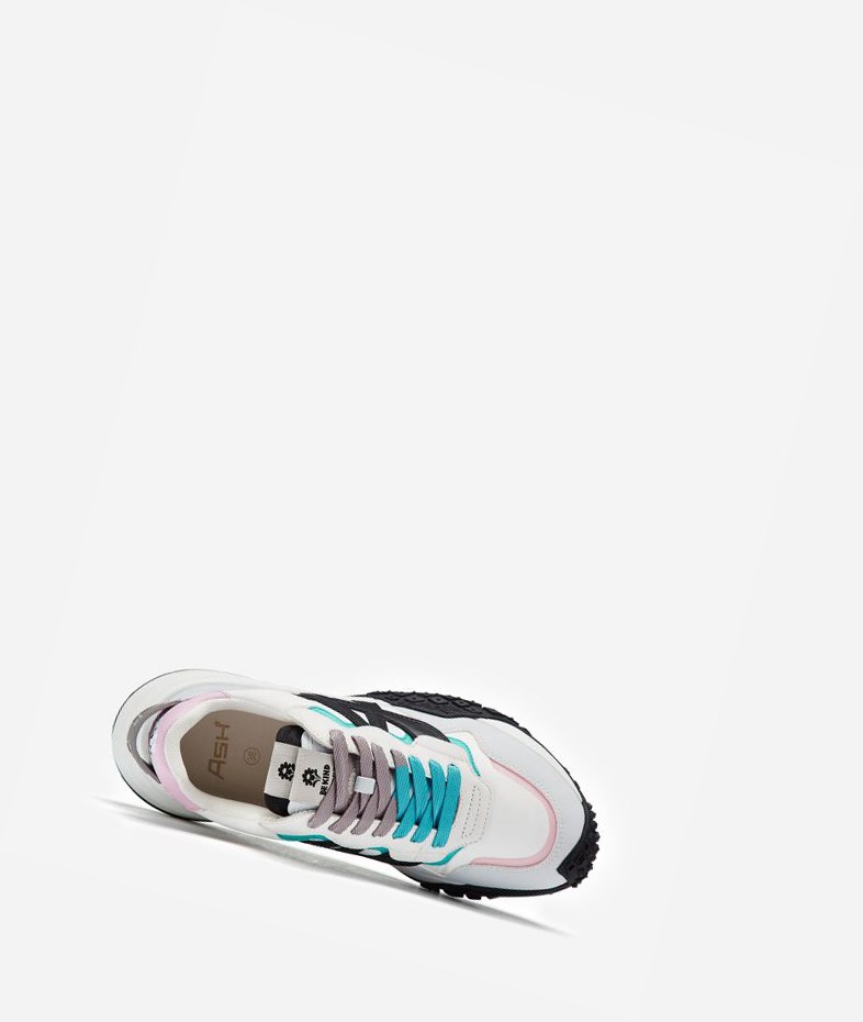 Pearl / Bubble Gum / Opale / White / Black Women's ASH Joker Low-Top Sneakers | 067JCDWSI