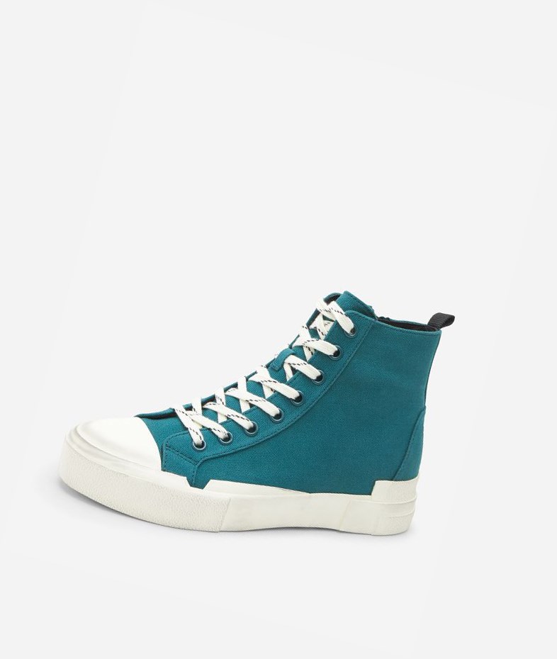 Petrol Women's ASH Ghibly High-Top Sneakers | 910FVGOWY