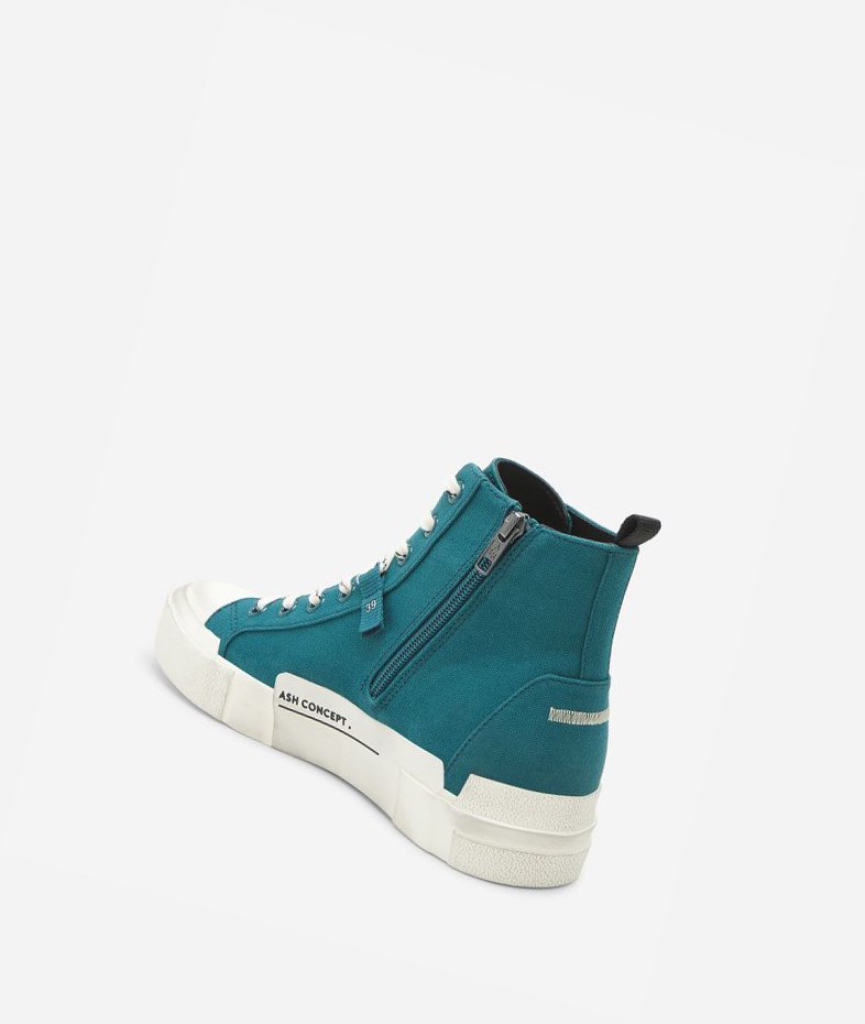 Petrol Women's ASH Ghibly High-Top Sneakers | 910FVGOWY