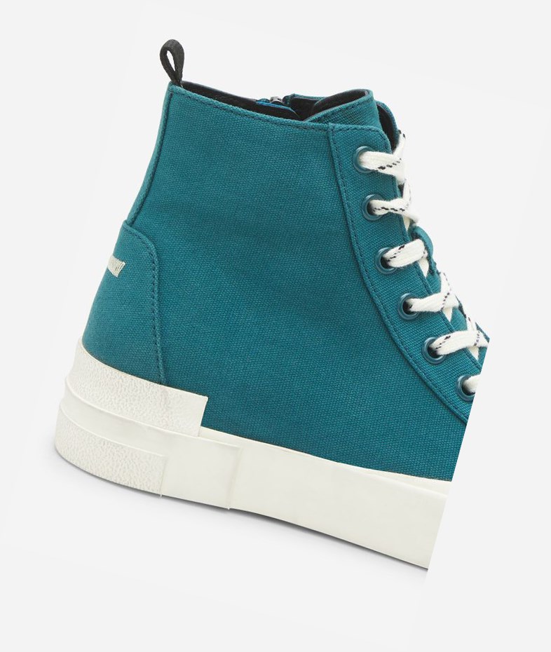 Petrol Women's ASH Ghibly High-Top Sneakers | 910FVGOWY