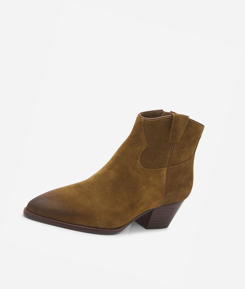 Russet Women's ASH Houston Ankle Boots | 721QNIRJA