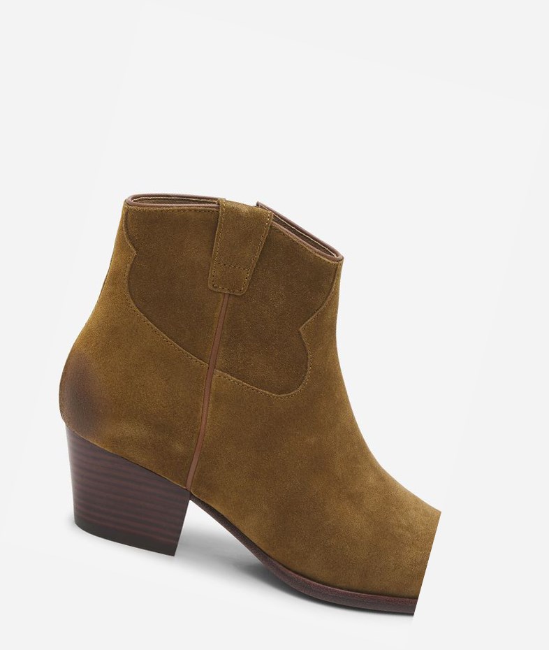 Russet Women's ASH Houston Ankle Boots | 721QNIRJA