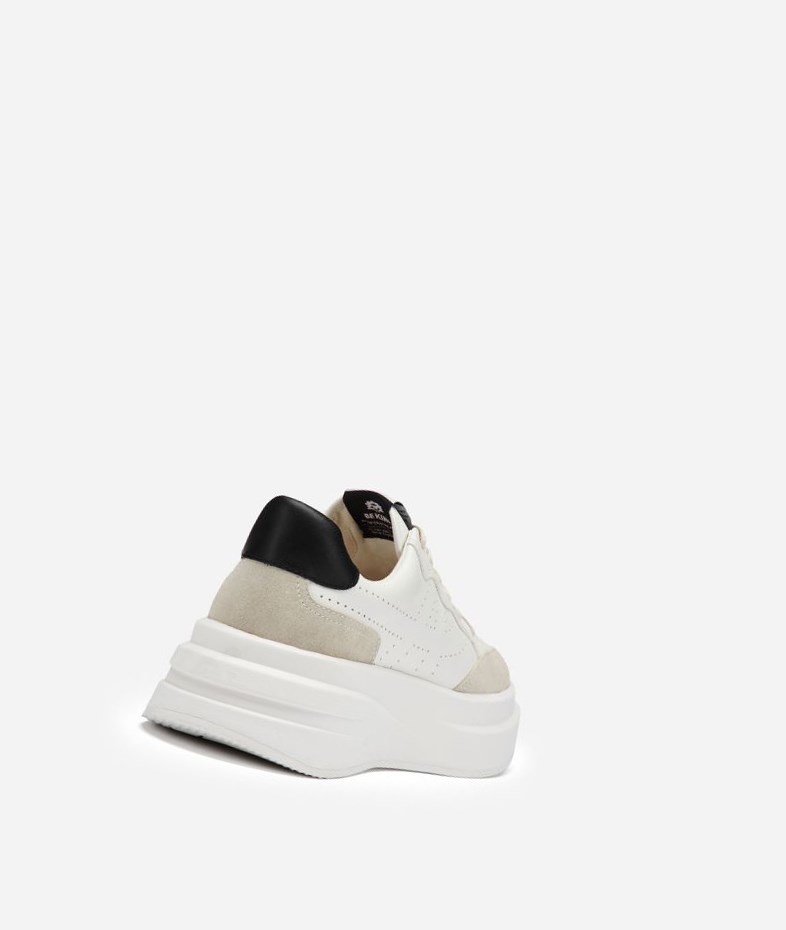 Shell / White / Black Women's ASH Impuls Low-Top Sneakers | 276TDBHGW