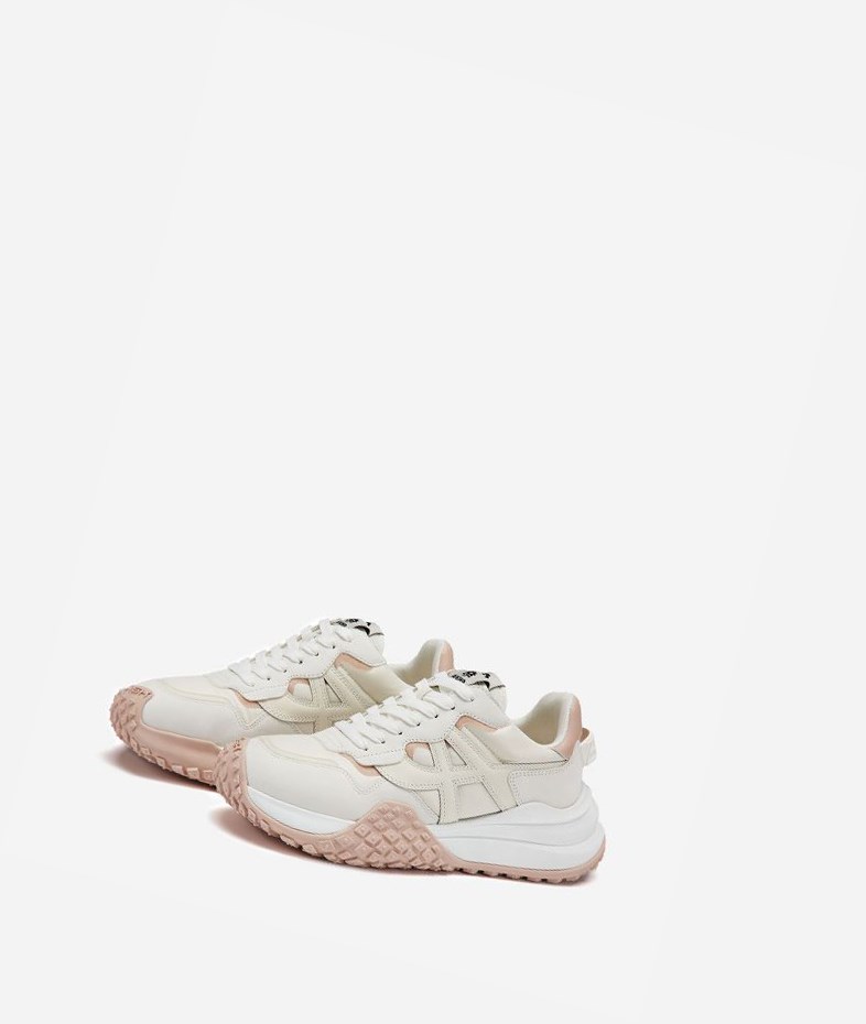 Talc / Pinksalt / Tofu / Pristine / Off White Women's ASH Joker Low-Top Sneakers | 072UJRFWD