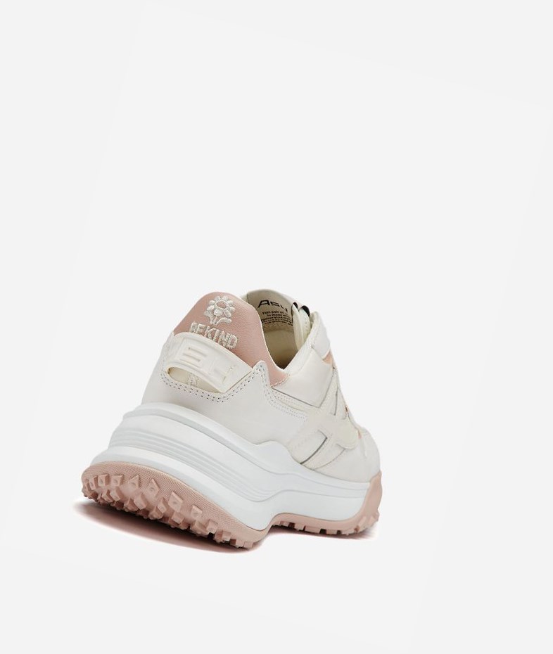 Talc / Pinksalt / Tofu / Pristine / Off White Women's ASH Joker Low-Top Sneakers | 072UJRFWD